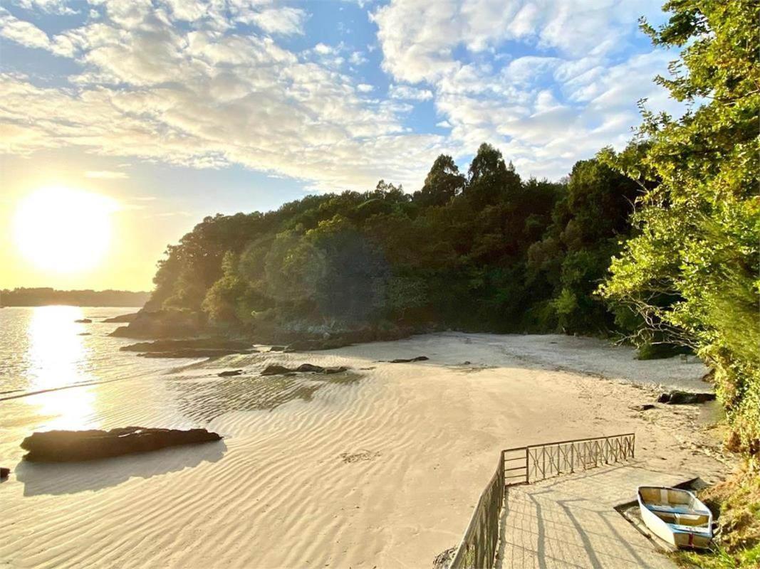 Willa Casa Con Jardin En La Playa De Almieiras Fene Zewnętrze zdjęcie